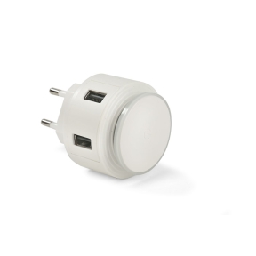 Nakts gaisma USB sienas lādētājs NOTTO