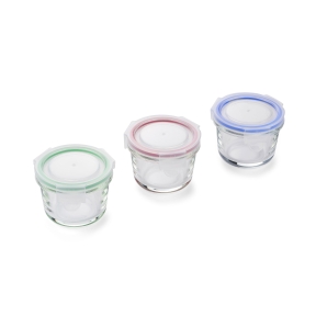 Stikla burciņas PESTO komplekts 3 x 120 ml