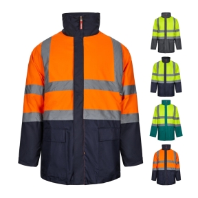 VL JUNO LARGE. Divu toņu 4-in-1 parka (180 g/m²), no poliestera (100%) ar PU pārklājumu.