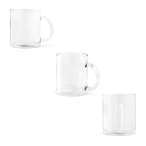 CARMO. Stikla krūze, piemērota sublimācijai 350 ml