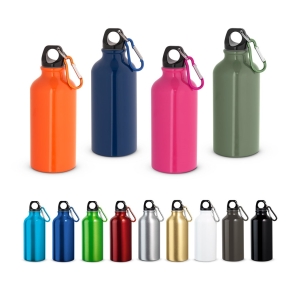 LANDSCAPE S. Alumīnija sporta pudele ar karabīni 400 ml