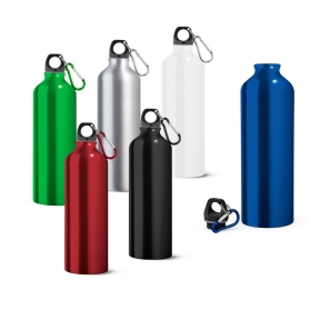 LANDSCAPE L. Alumīnija sporta pudele ar karabīni 800 ml