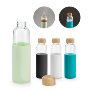DAKARA. Bambusa un borsilikāta stikla pudele 600 ml