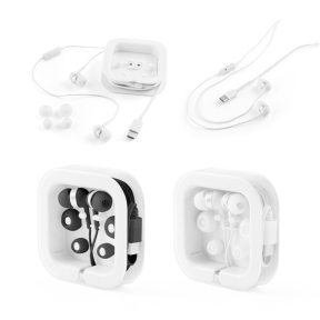 PRESLEY. Austiņas ar 1'2 metrus garu USB-C kabeli un iebūvētu ABS mikrofonu