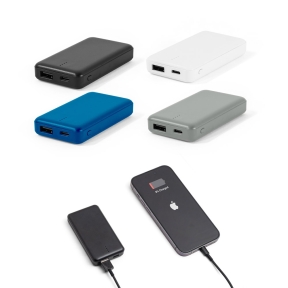 SHERYL. Power banka 4 000 mAh no pārstrādāta ABS (100% rABS)