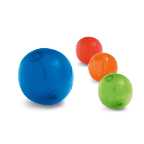 PECONIC. Piepūšamā pludmales bumba no caurspīdīga PVC