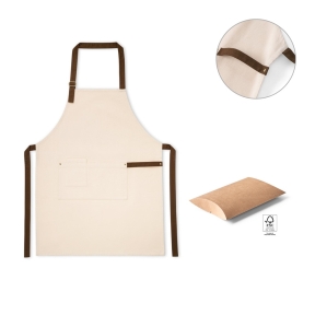 HOLM. 100% kokvilnas audekla priekšauts (320 g/m²) ar metāla detaļām.