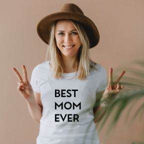 Sieviešu T-krekls "BEST MOM EVER''