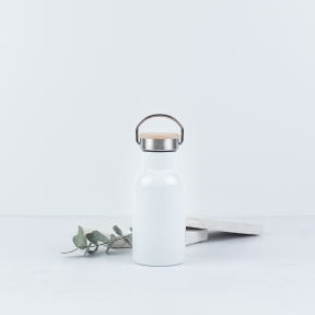 Ūdens pudele ar bambusa vāku - 400ml
