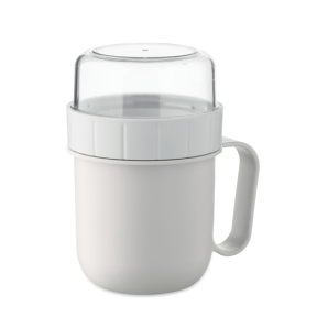 PP 450 ml tasīte, kas paredzēta lietošanai ceļā