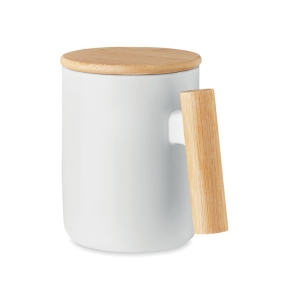 Porcelāna krūze ar vāku 380 ml
