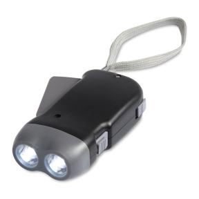 2 LED dinamometriskais lukturītis