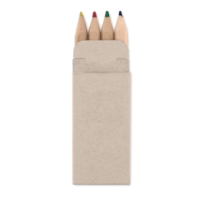 4 mini krāsainie zīmuļi