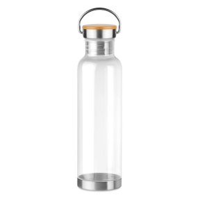 Tritan 800 ml pudele ar bambusa vāciņu