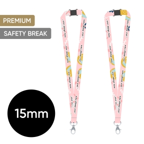Kakla lenta PREMIUM SAFETY 15 mm