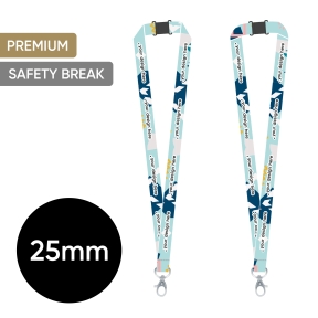 Kakla lenta PREMIUM SAFETY 25 mm