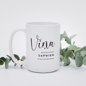 Lielā krūze "Viņa sapņo"