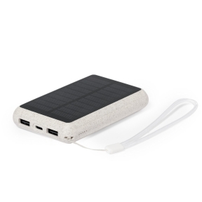Kviešu salmu enerģijas banka 5000 mAh, saules lādētājs