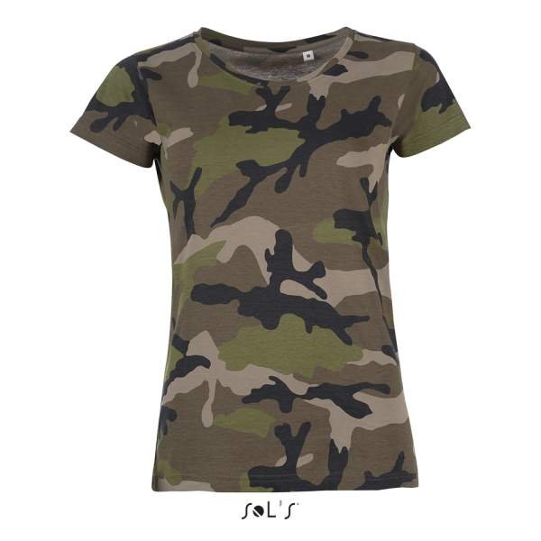 Sieviešu armijas T-krekls CAMO