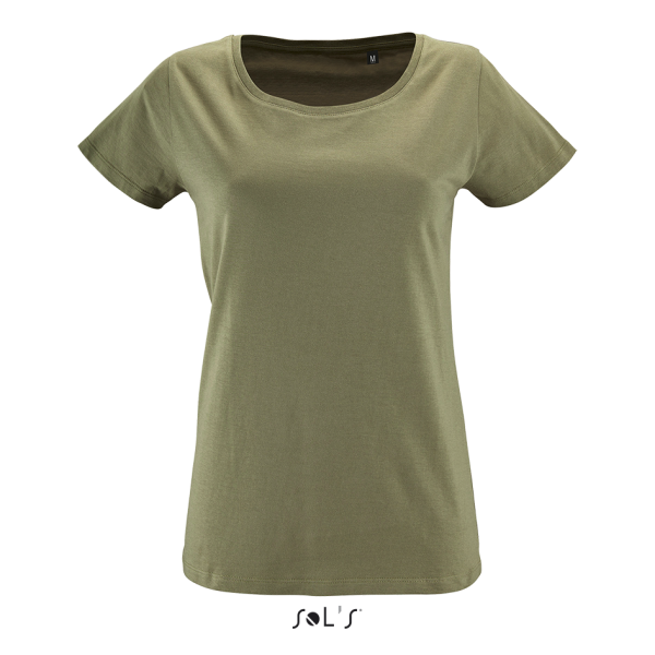 Organiskās kokvilnas sieviešu T-krekls MILO