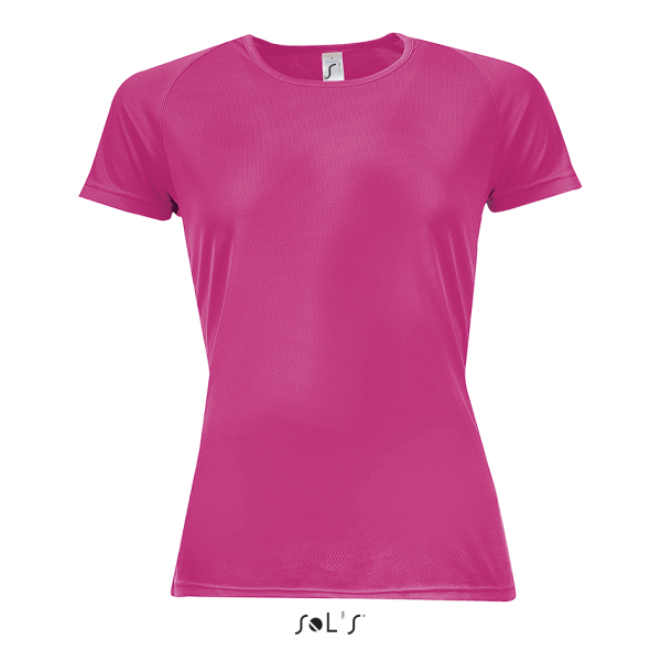 Sieviešu sporta T-krekls ar apdruku