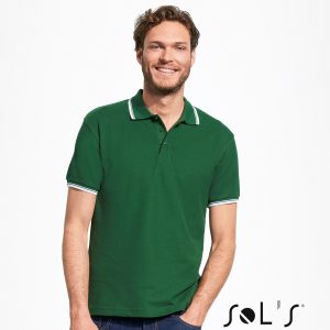 Polo krekls ar kontrastlīniju
