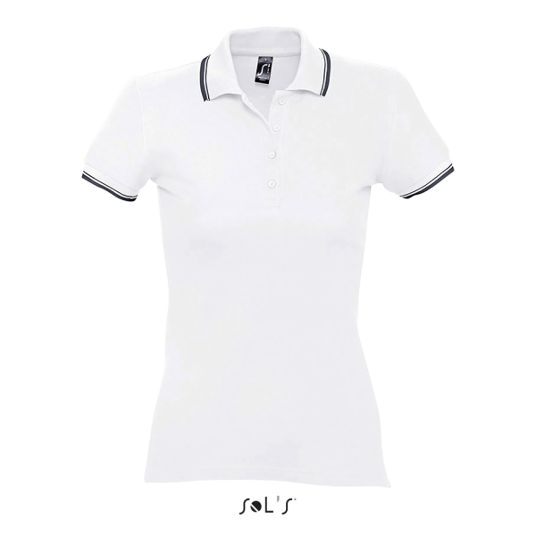 Sieviešu polo krekls ar kontrastlīniju PRACTICE
