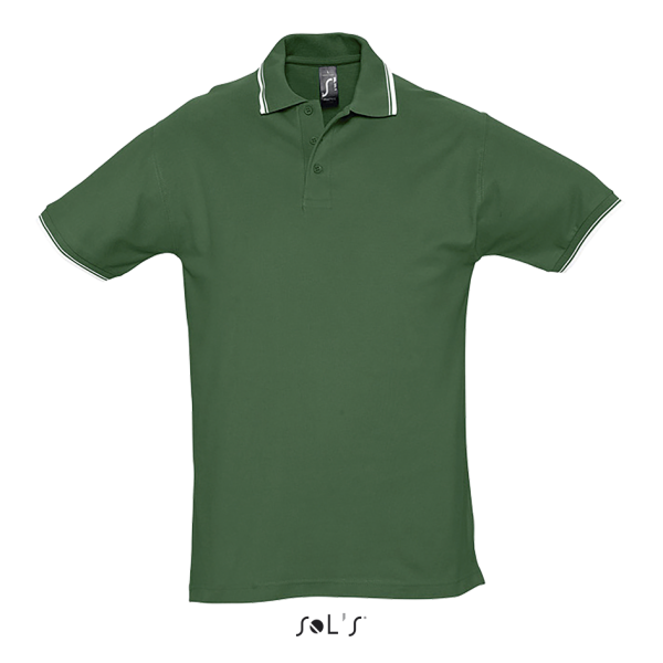 Polo krekls ar kontrastlīniju
