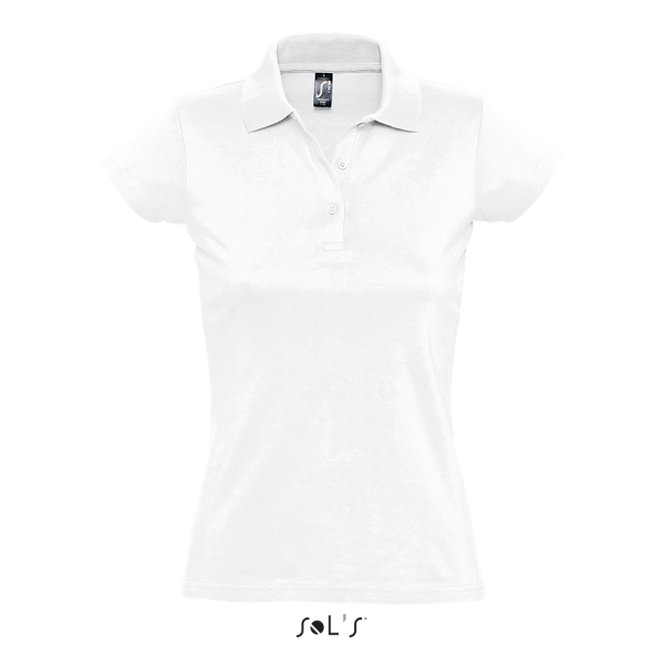 Sieviešu gludas kokvilnas polo krekls PRESCOTT