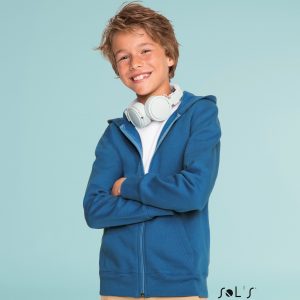 Unisex jaka ar kapuci un rāvējslēdzēju