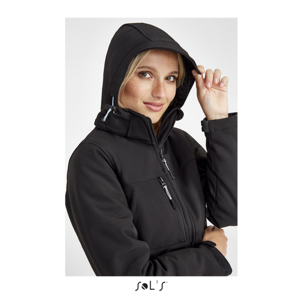 Sieviešu ziemas softshell jaka ROCK