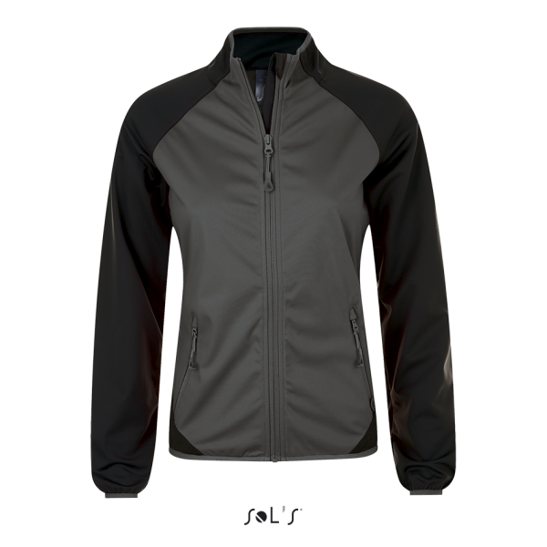 Vīriešu divkrāsu softshell jaka