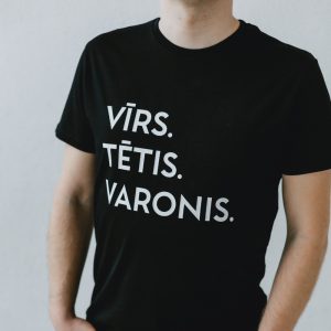 Vīriešu T-krekls "Tētis-VARONIS"