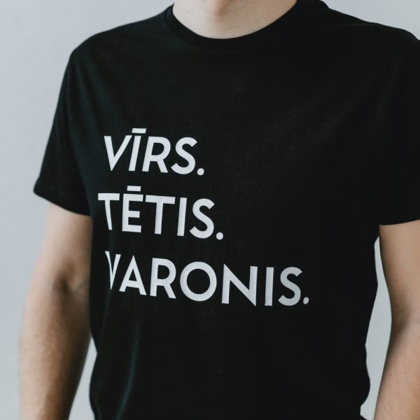 Vīriešu T-krekls "Tētis-VARONIS"