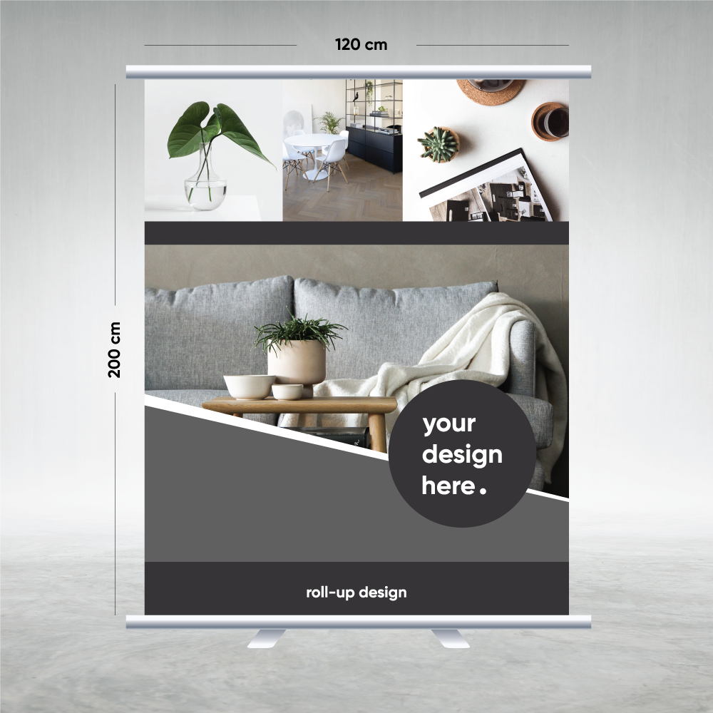 Roll-up baneris 120x200cm Roll-up baneris 120x200cm