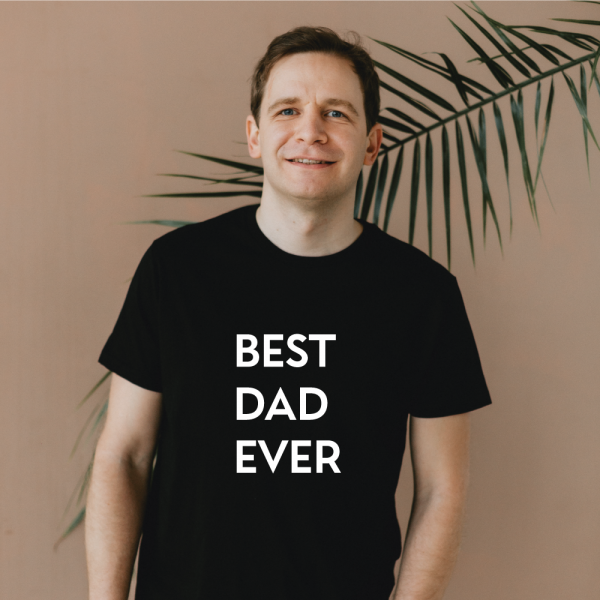 Vīriešu T-krekls "BEST DAD EVER"