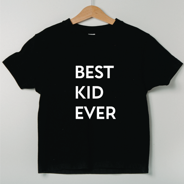 Bērnu T-krekls "BEST KID EVER''
