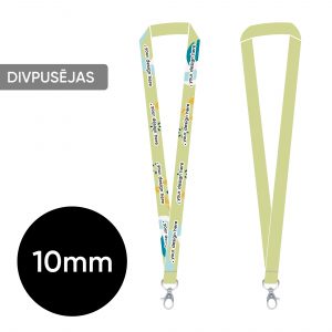 Pilnkrāsu kakla lenta 10 mm