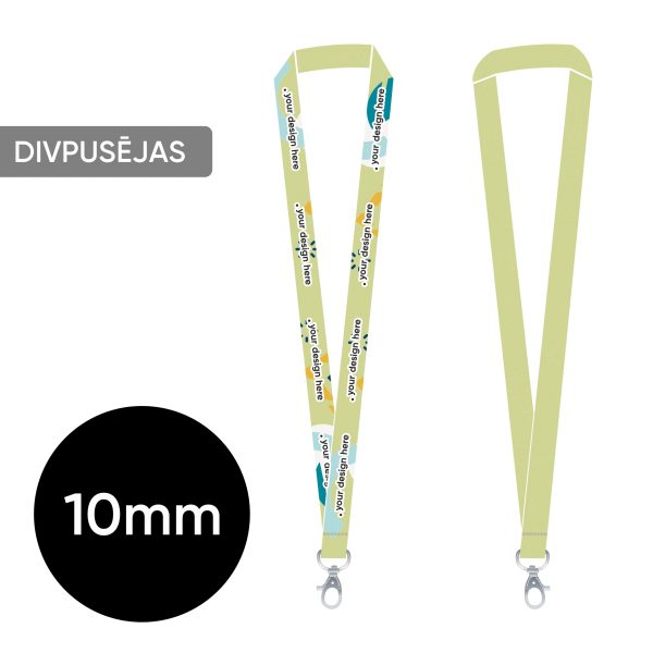 Pilnkrāsu kakla lenta 10 mm