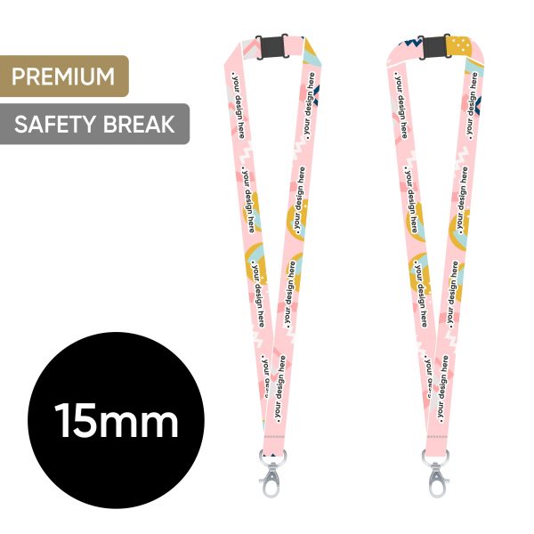 Pilnkrāsu kakla lenta SAFETY 10 mm