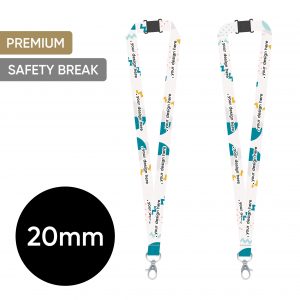 Pilnkrāsu kakla lenta SAFETY 10 mm