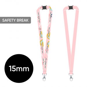 Pilnkrāsu kakla lenta SAFETY 10 mm