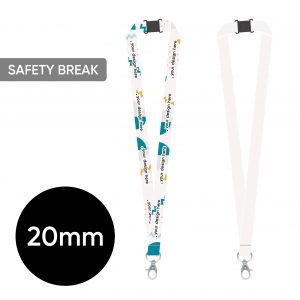 Pilnkrāsu kakla lenta SAFETY 10 mm