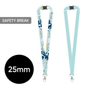 Pilnkrāsu kakla lenta SAFETY 10 mm