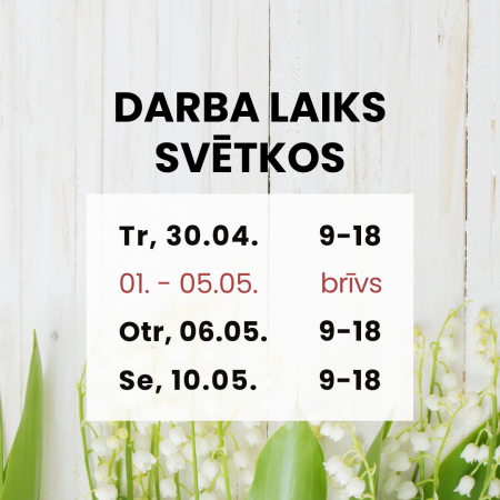 Darba laiks Valsts svētkos